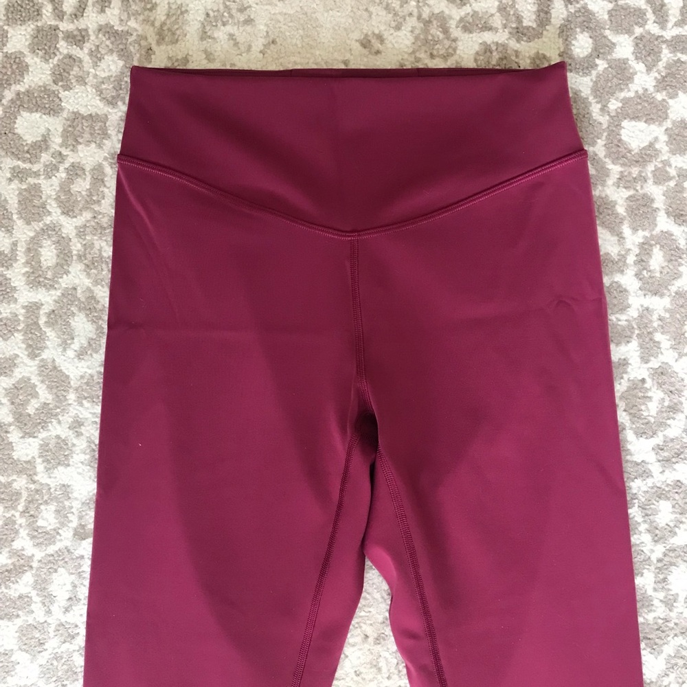 Lululemon High Rise Leggings, Deep Luxe, Size 8 - Picture 3 of 14